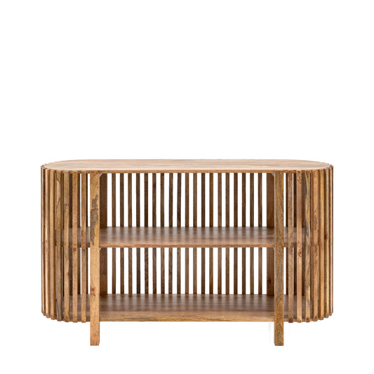 Wern Slatted Console Table