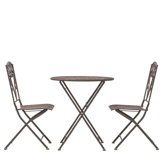 Billy 2 Seater Bistro Set Patina - BISTRO - Gallery Direct -