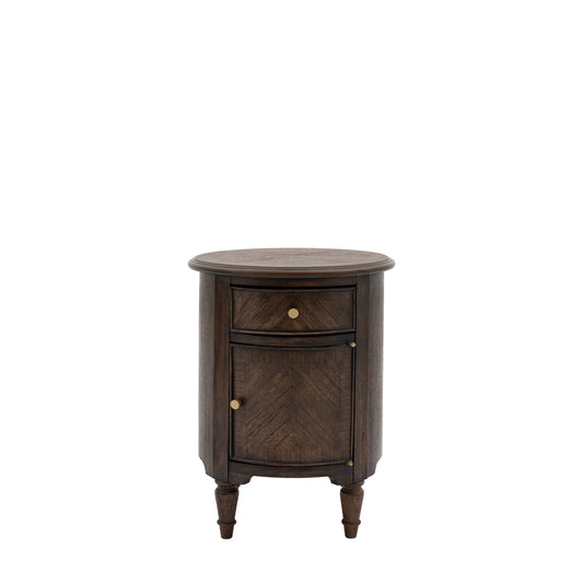 Madoc Drum Side Table