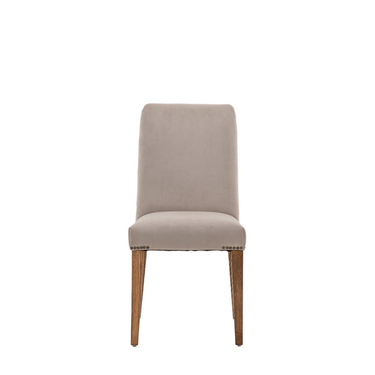 Harding Dining Chair Dove Velvet Set of 2