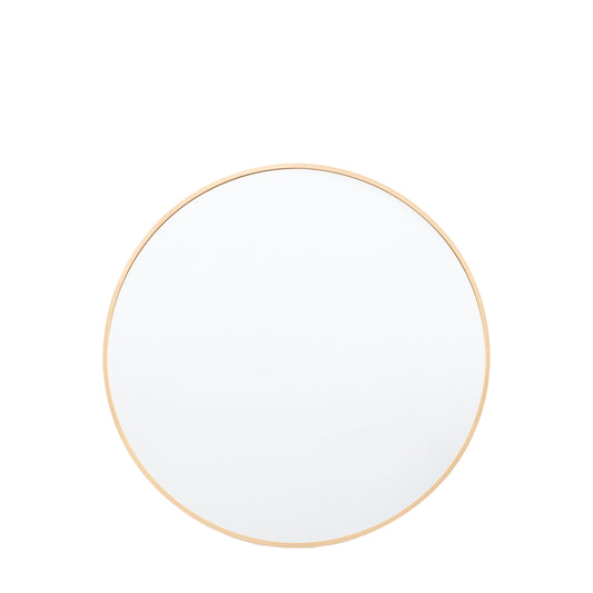 Elizabeth Mirror Round Gold