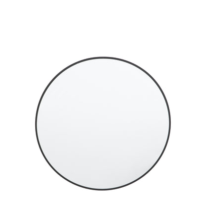 Elizabeth Mirror Round Black