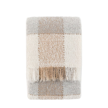 Autumnal Check Throw
