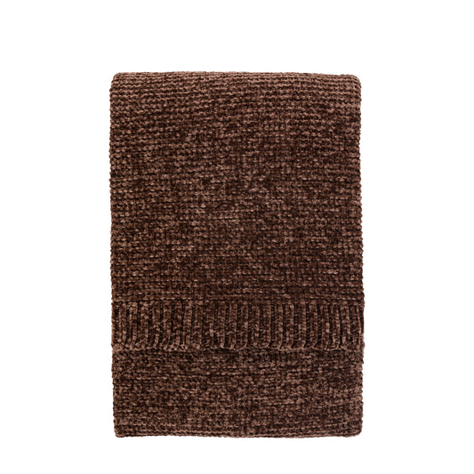 Chunky Luxe Throw Chocolate