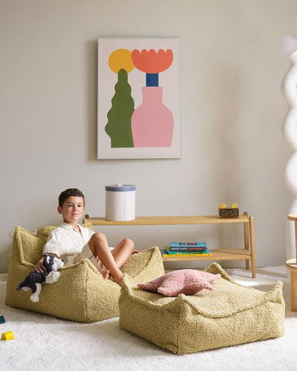 Wigiwama Square Ottoman - Green