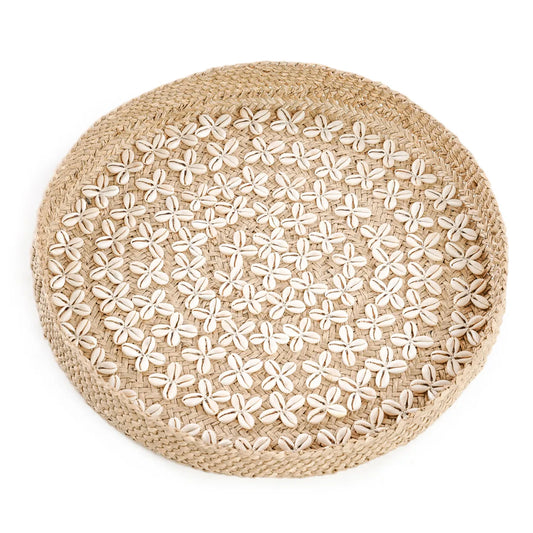 The Costa Shell Plate - Natural White - M_40