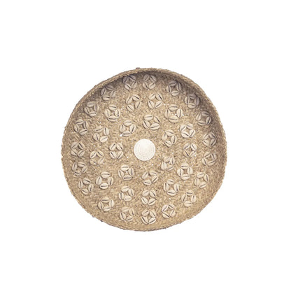 The Caribe Shell Plate - Natural White - M_40