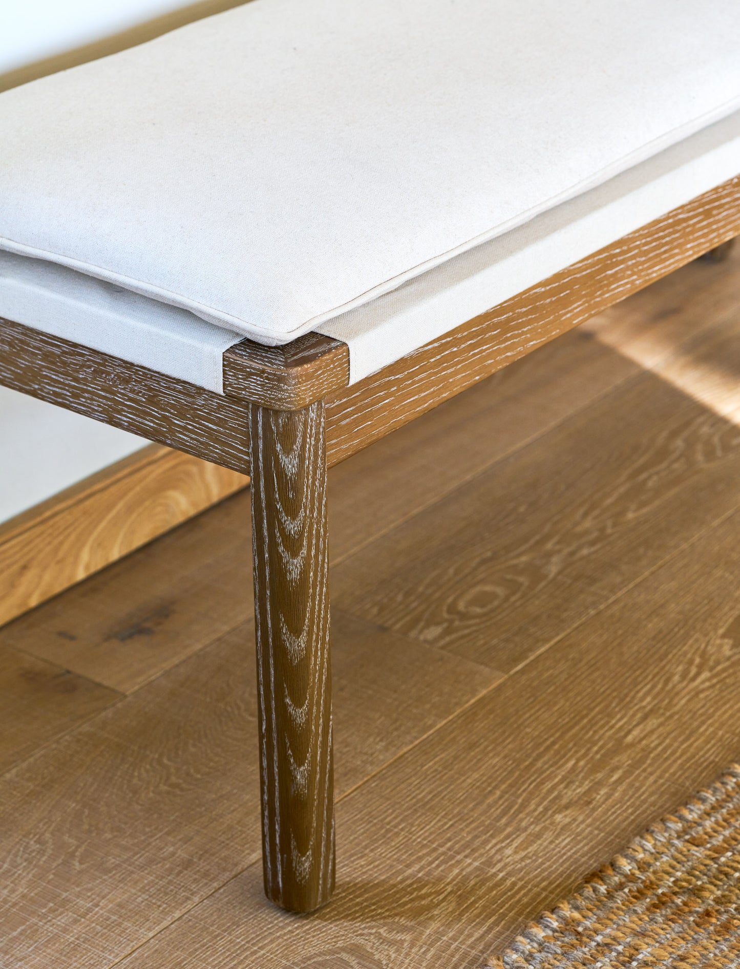 Templecombe Bench Oatmeal - Shoe Storage - Garden Trading -