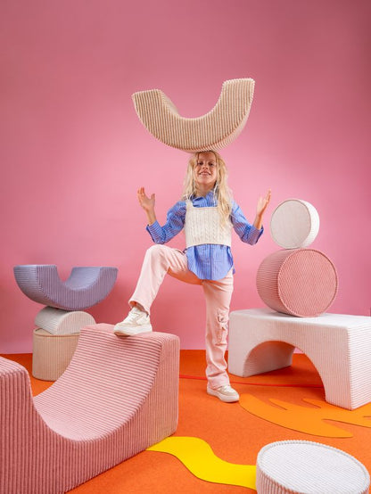 Pink Mousse Rainbow Playset