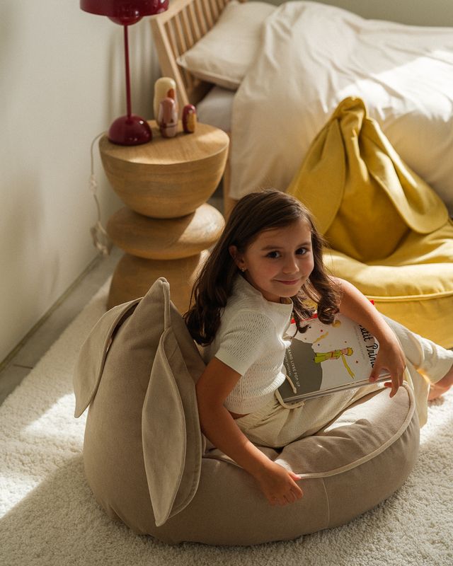 Wigiwama Bunny Beanbag - Beige