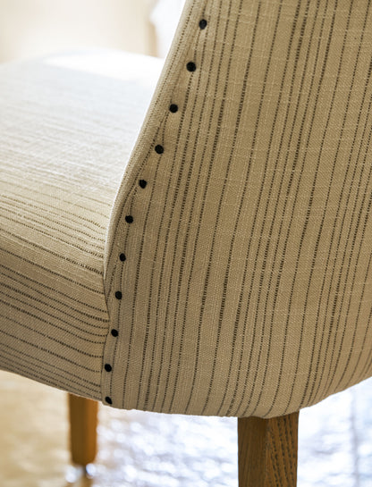 Wraysbury Dining Chair Set of 2 Stripe