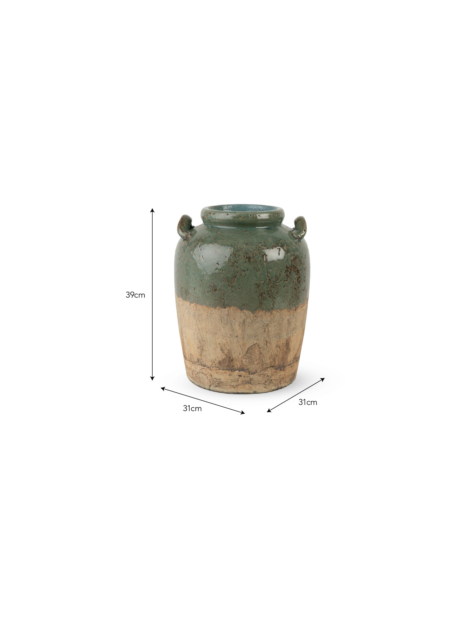 Meysey Vase Large Fern - Vases & Flowers - Garden Trading -