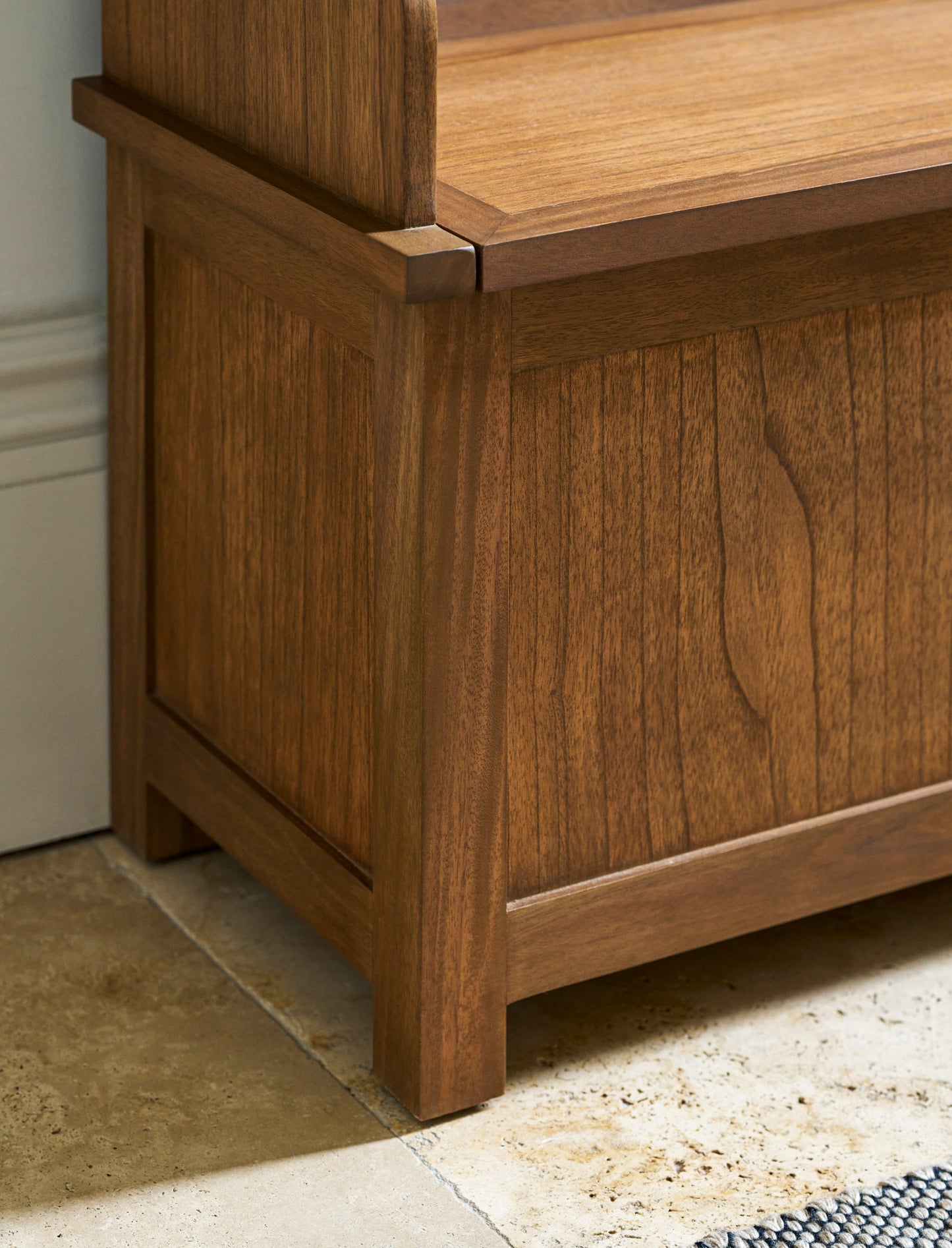 Walcote Hallway Storage Bench Natural