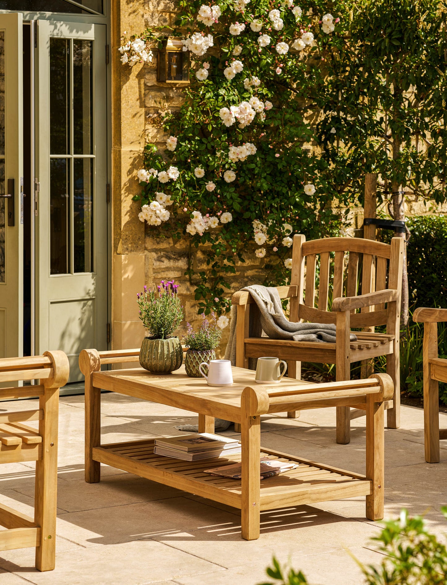 Lutyens Teak Coffee Table 130cm x 60cm