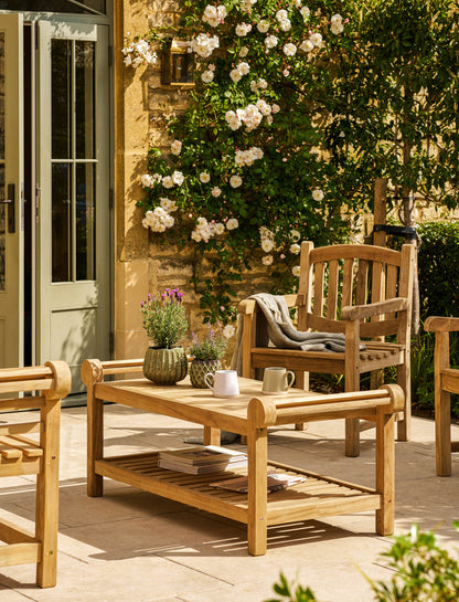 Lutyens Teak Coffee Table 130cm x 60cm