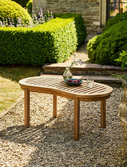 Crummock Teak Coffee Table 120cm x 60cm - Tables & Sets - Garden Trading -