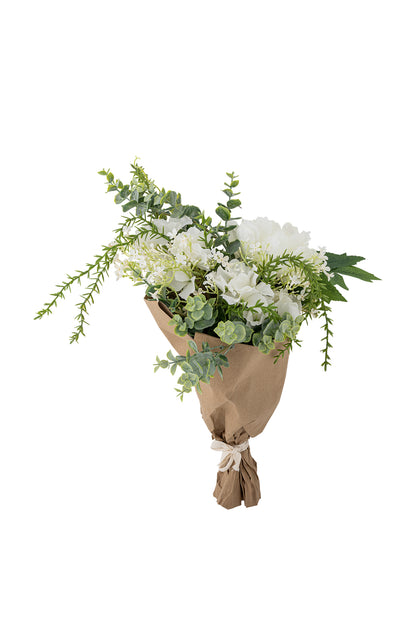Lustre Artificial Bouquet White