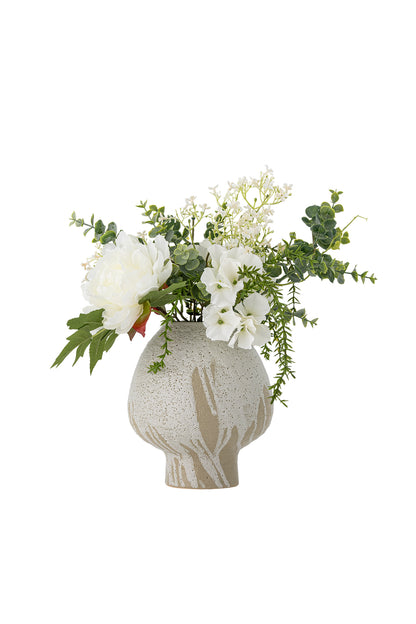 Lustre Artificial Bouquet White