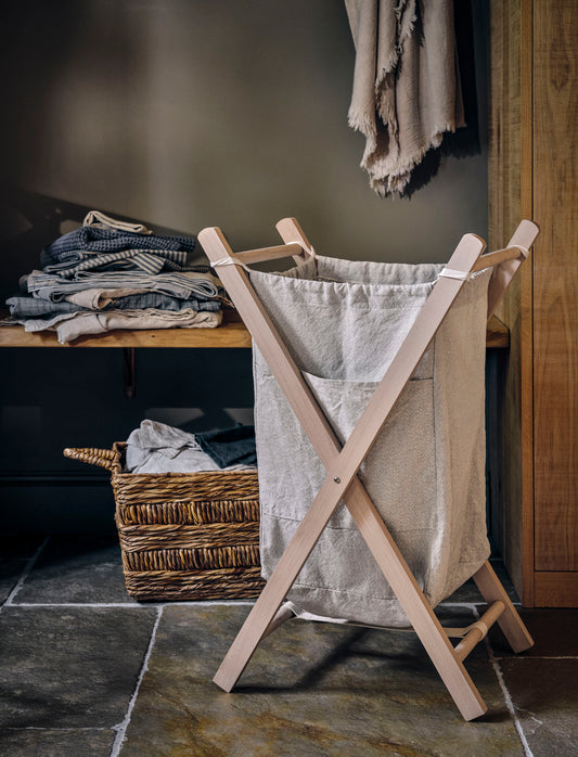 Classic Folding Laundry Basket - Storage & Shelving - Garden Trading -