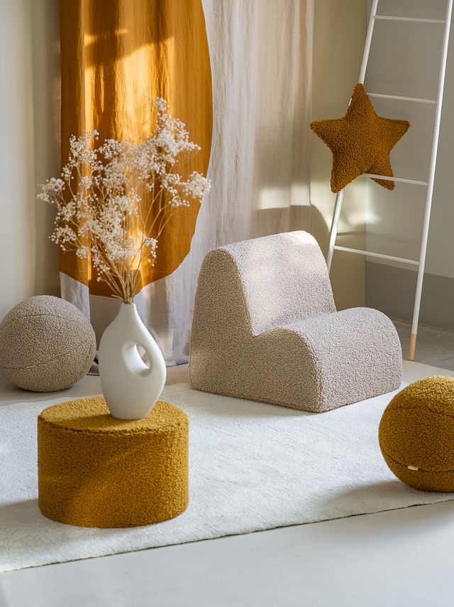 Cream White Cloud Chair
