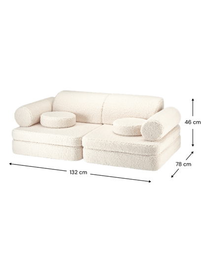 Cream White Settee