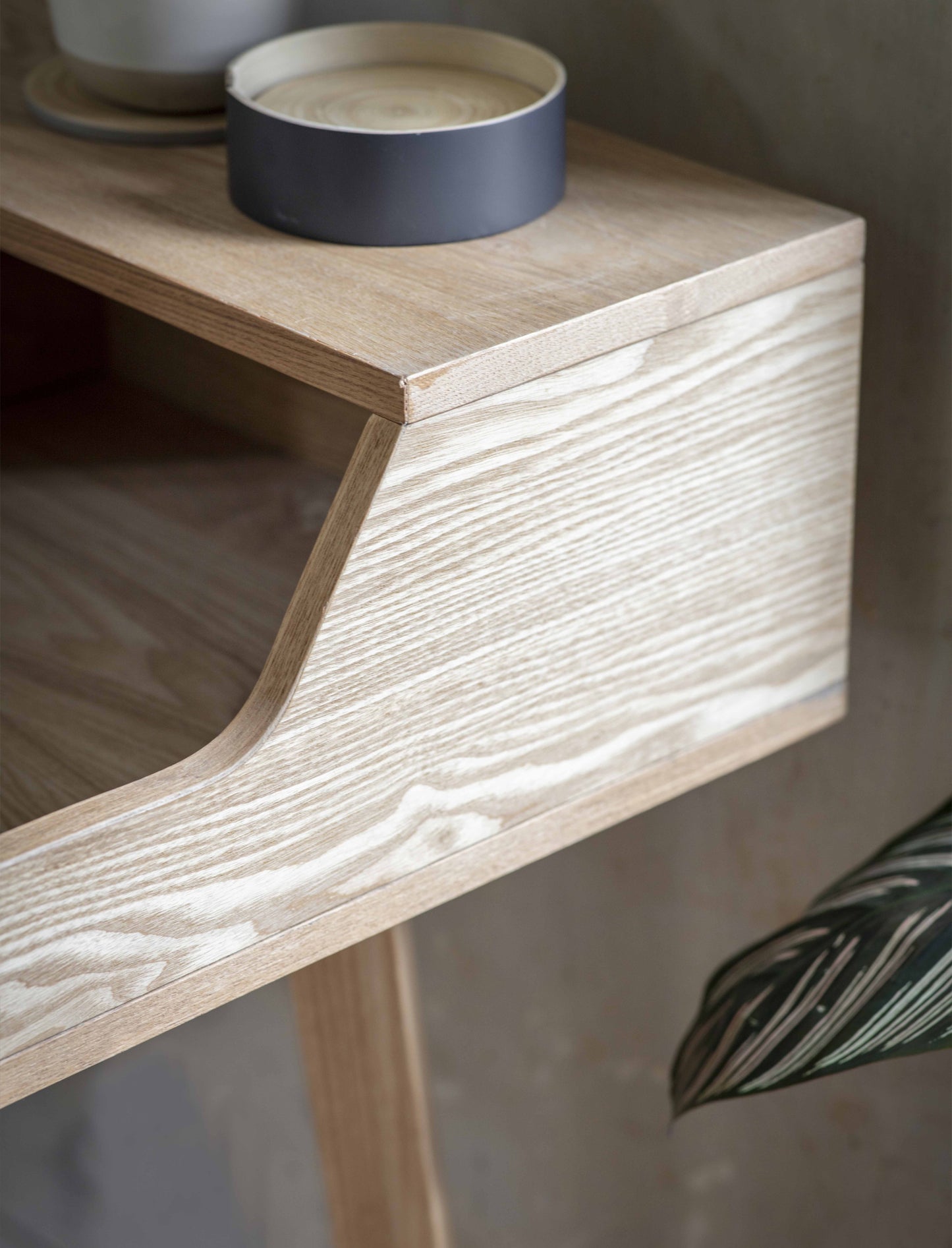 Ashwicke Desk with Storage Natural