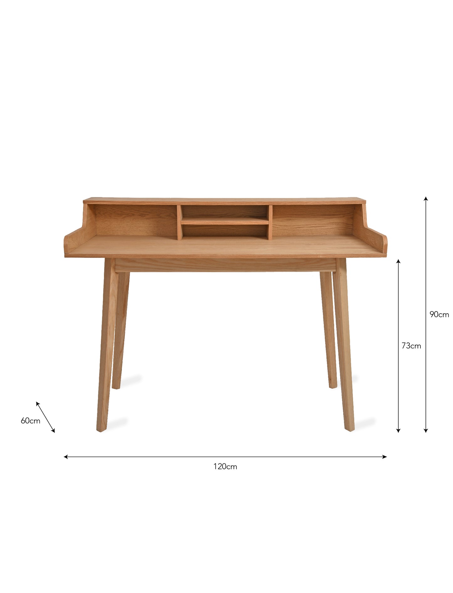 Ashwicke Desk with Storage Natural
