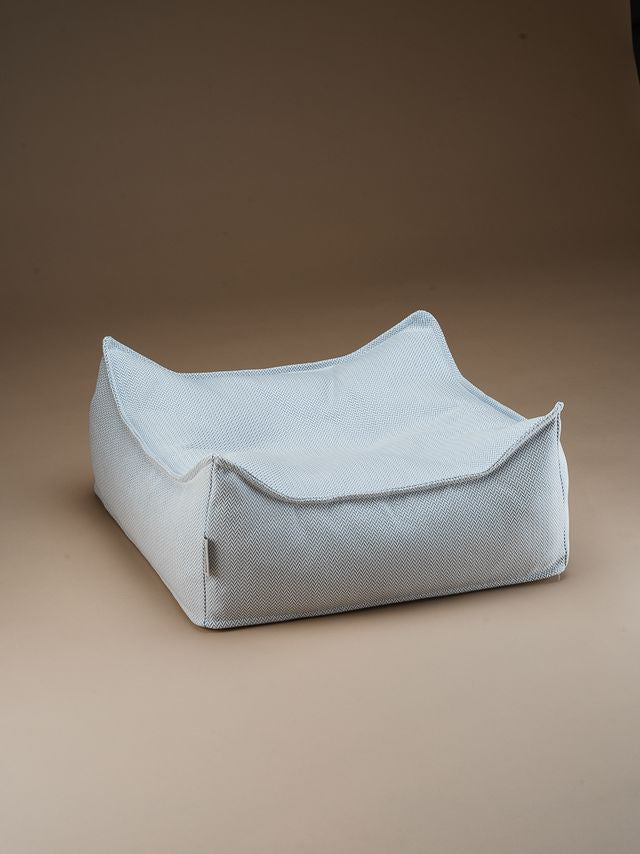 Wigiwama Outdoor Square Ottoman - Blue