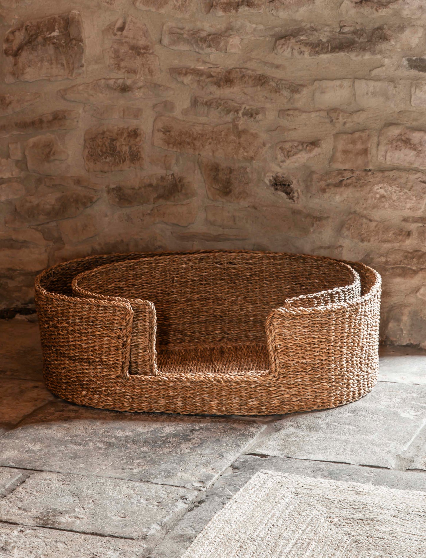 Brading Pet Beds Set of 2 Natural - Pets - Garden Trading -