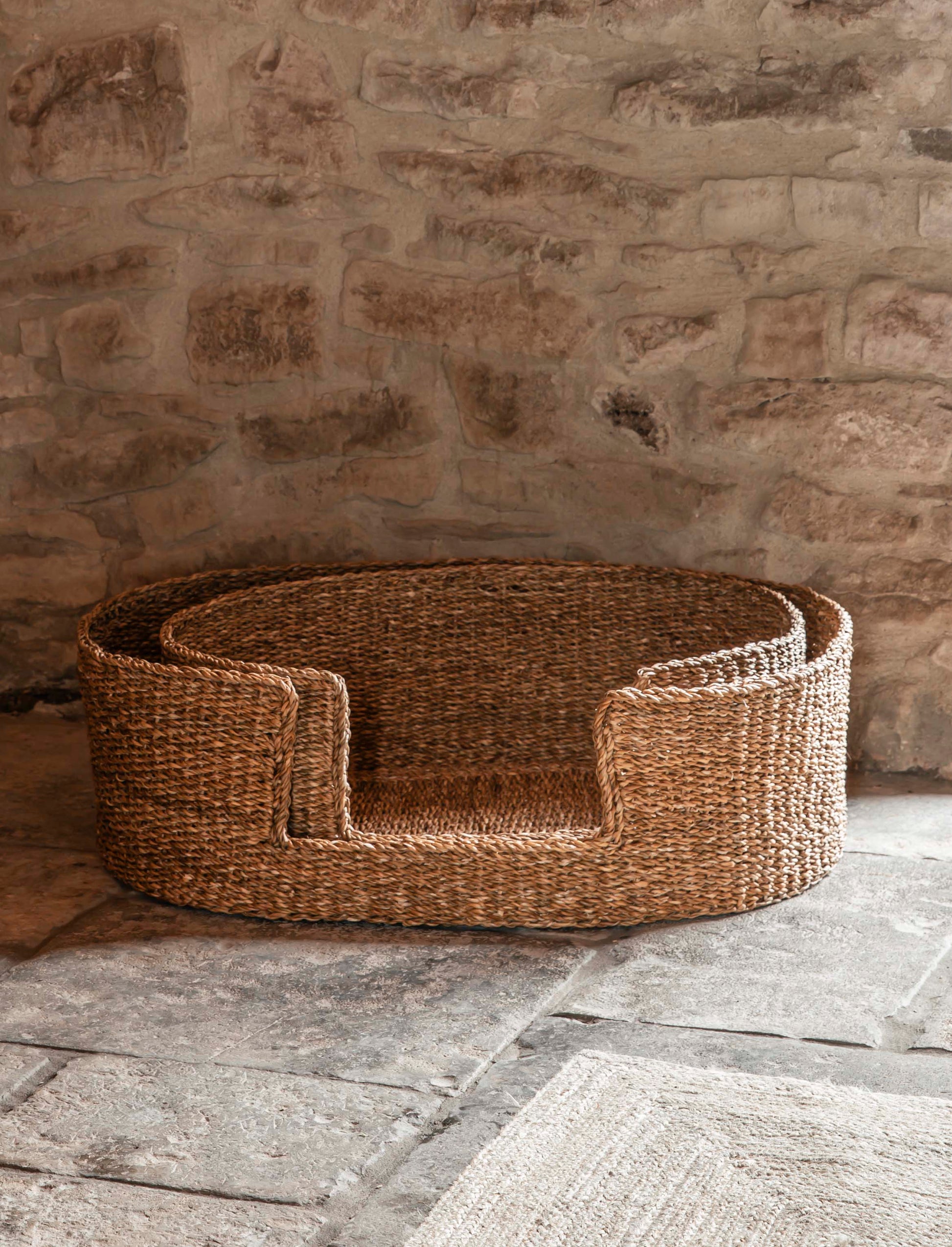 Brading Pet Beds Set of 2 Natural - Pets - Garden Trading -