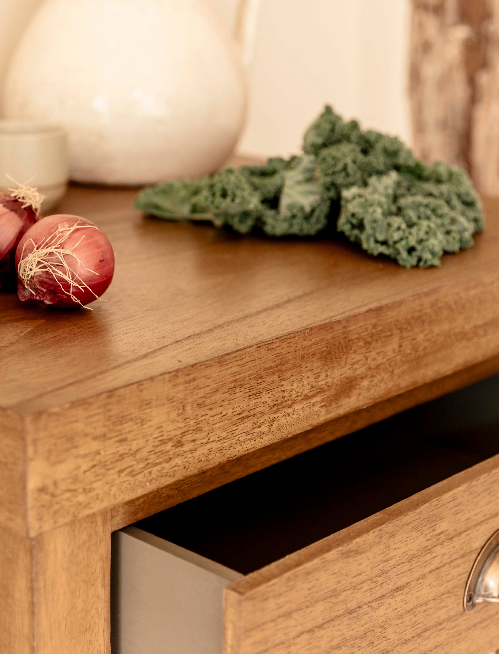 Walcote Butchers Block Natural Wood - Storage - Garden Trading -