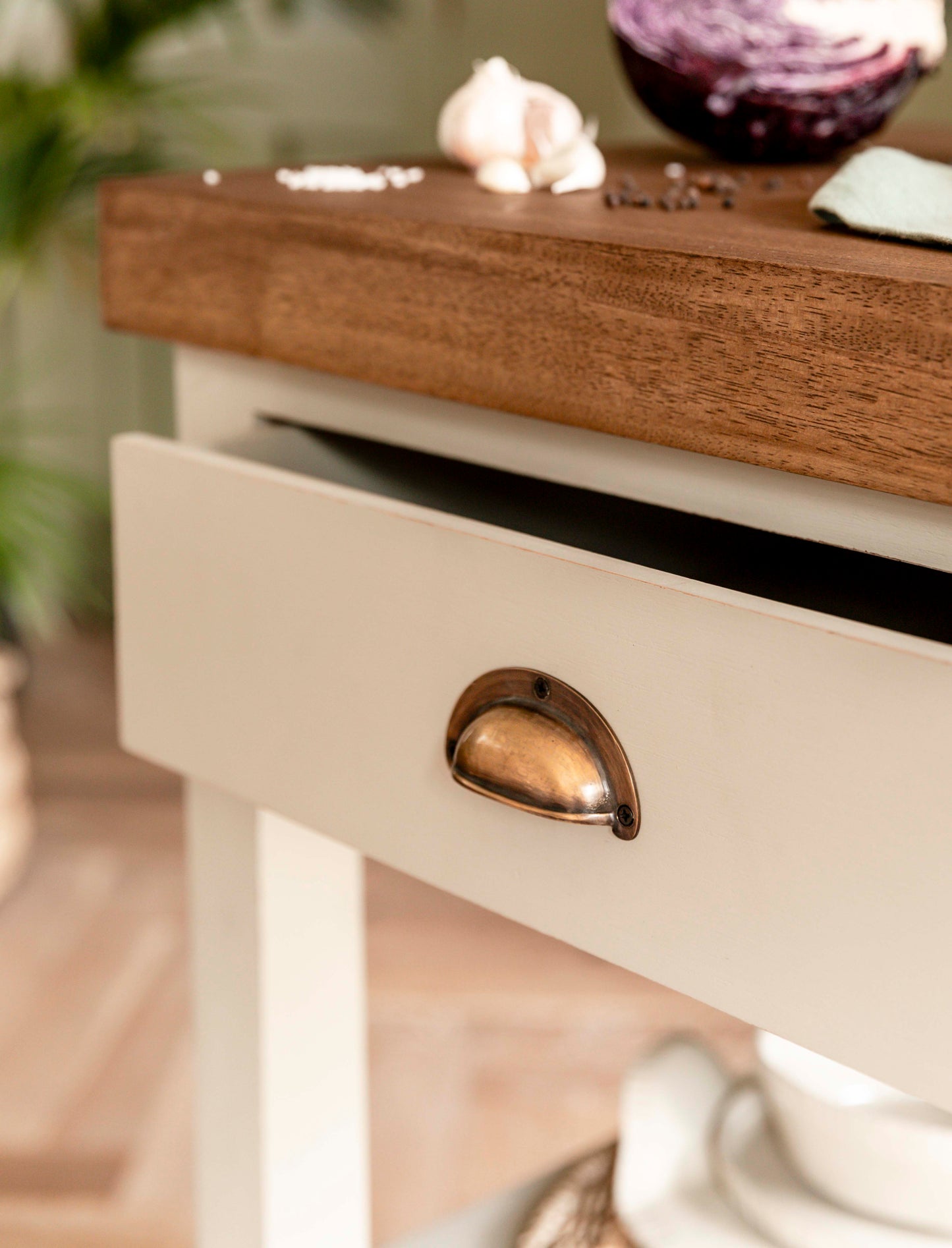 Walcote Butchers Block Clay Wood - Storage - Garden Trading -