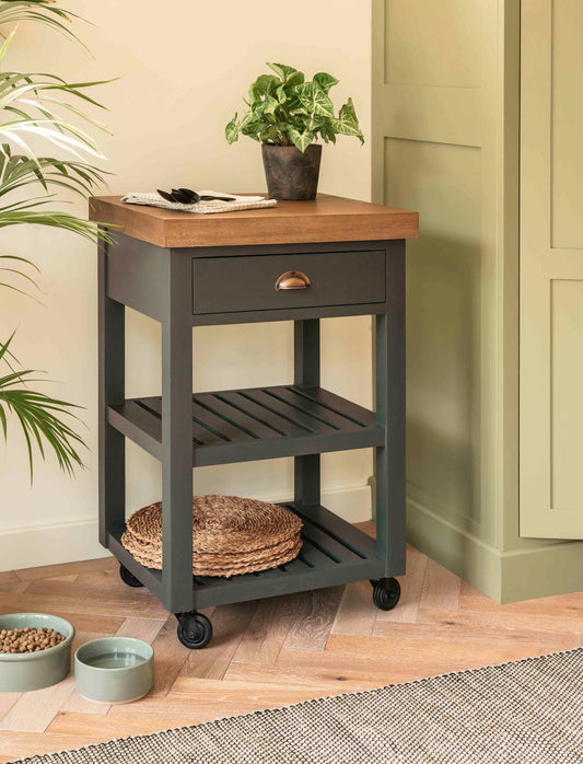 Walcote Butchers Block Forest Green Wood
