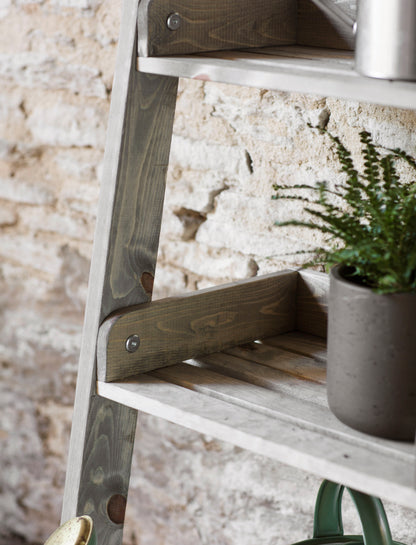 Aldsworth Shelf Ladder Wide Natural - Outdoor Storage - Garden Trading -
