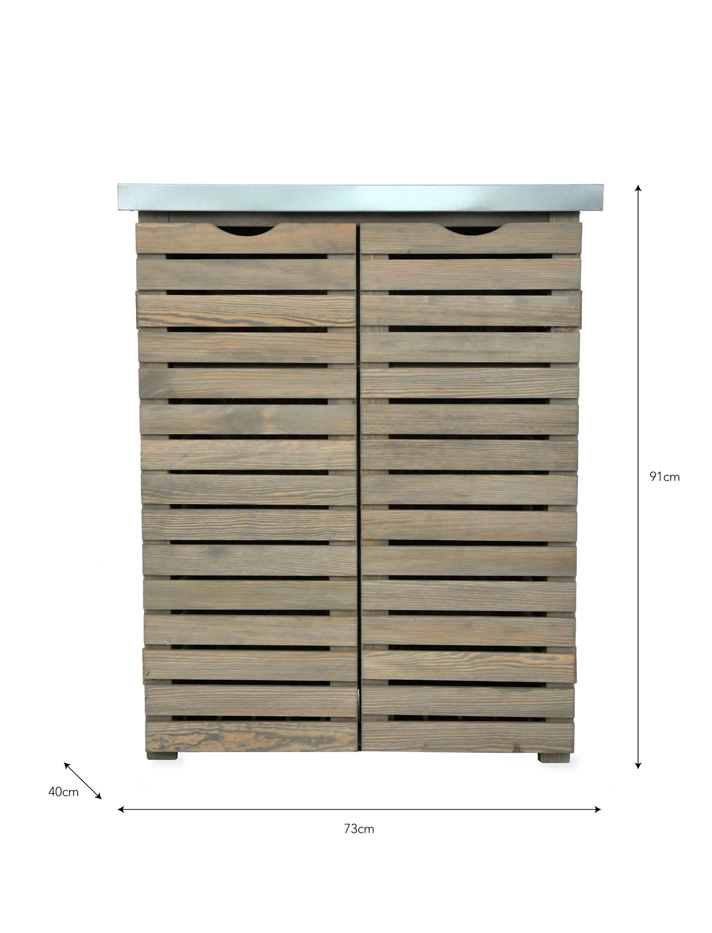 Aldsworth Slatted Storage Unit Natural