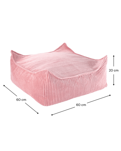 Wigiwama Square Ottoman - Pink