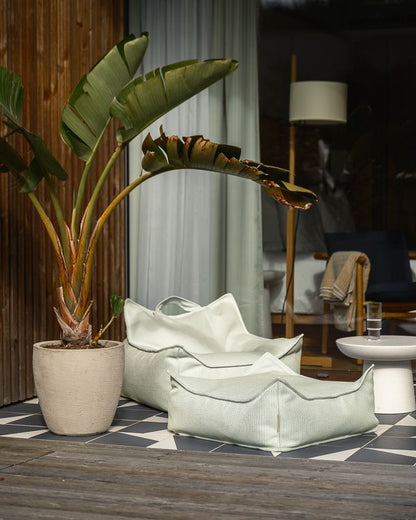 Wigiwama Outdoor Square Ottoman - Green