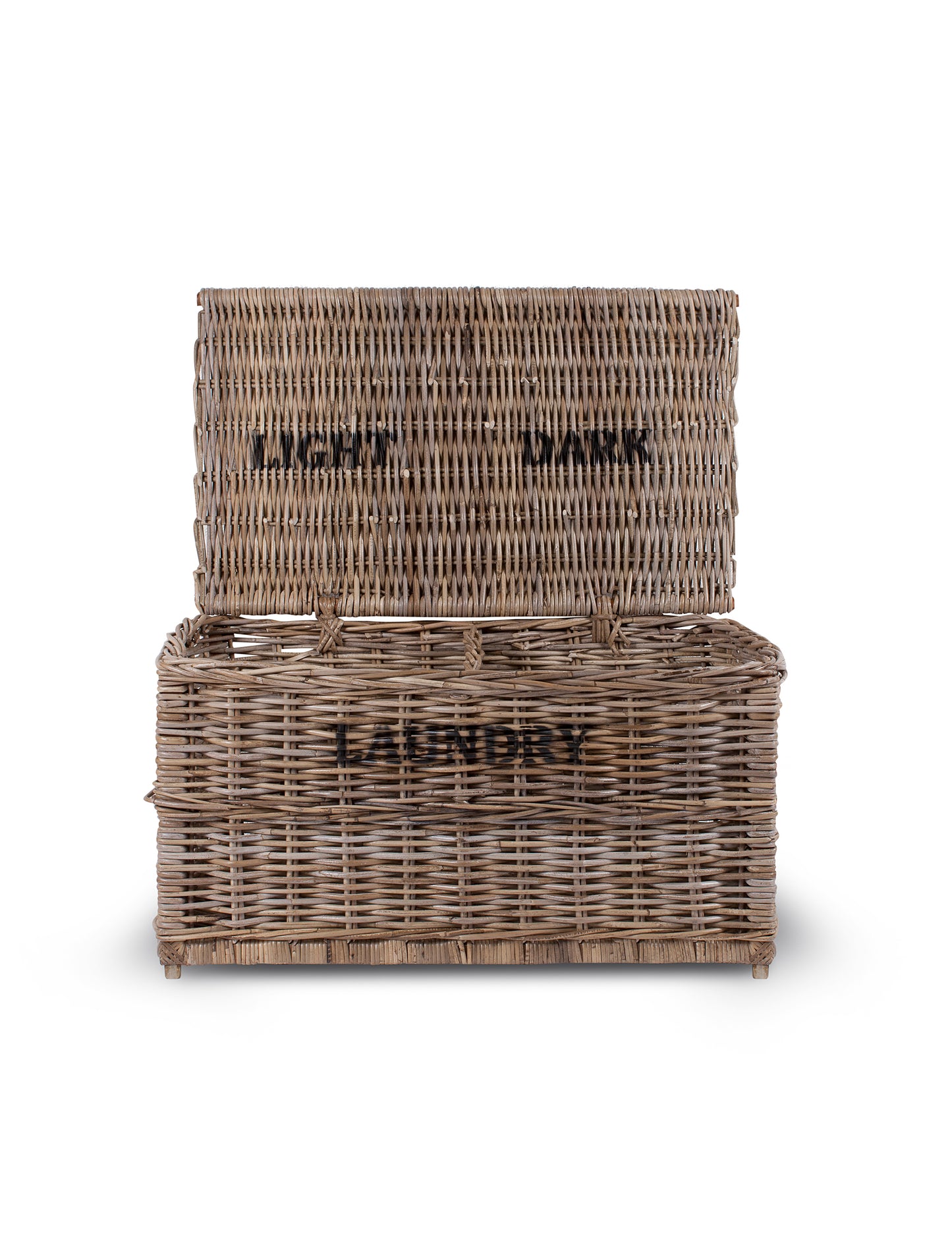 Bembridge Dark & Lights Laundry Chest Natural - Storage & Shelving - Garden Trading -