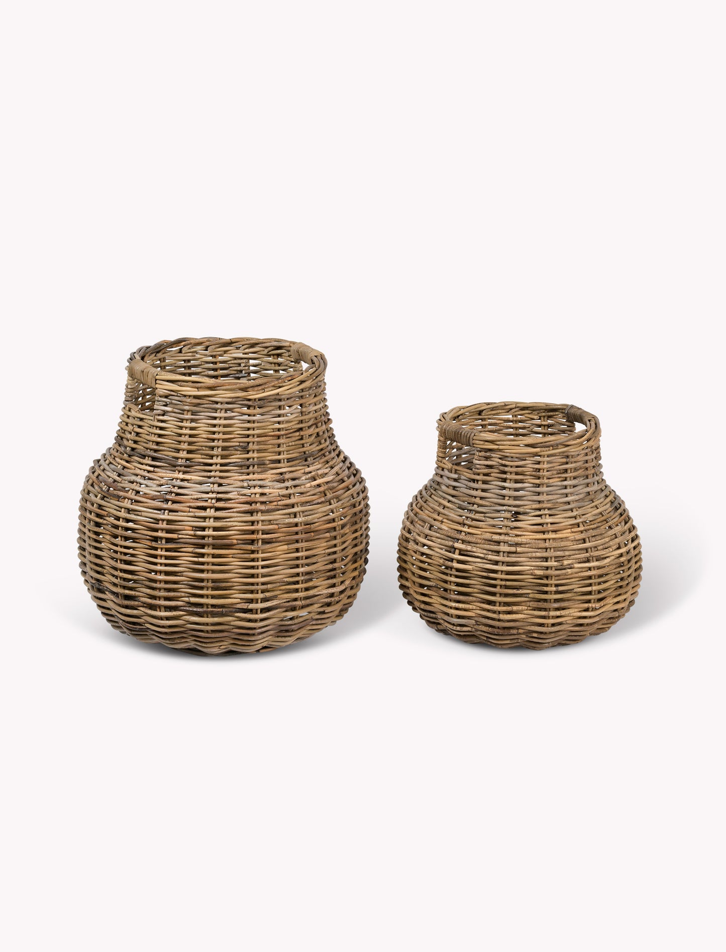 Bembridge Round Storage Baskets Set of 2 - Baskets - Garden Trading -