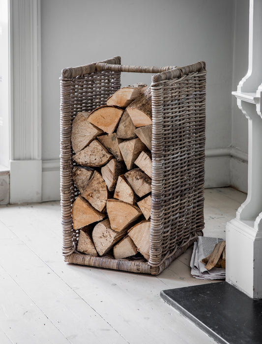 Bembridge Log Holder Natural - Log Storage & Baskets - Garden Trading -