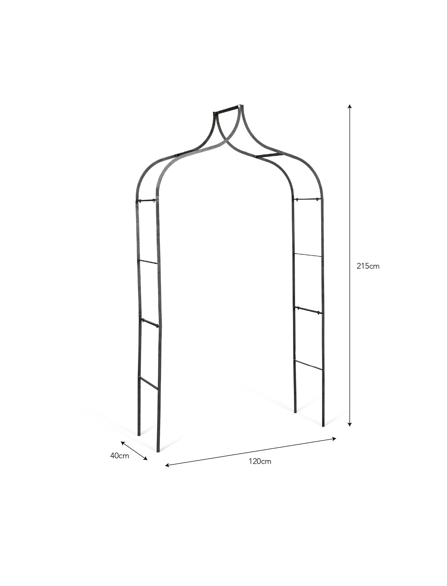 Farringdon Rose Arch Raw Metal