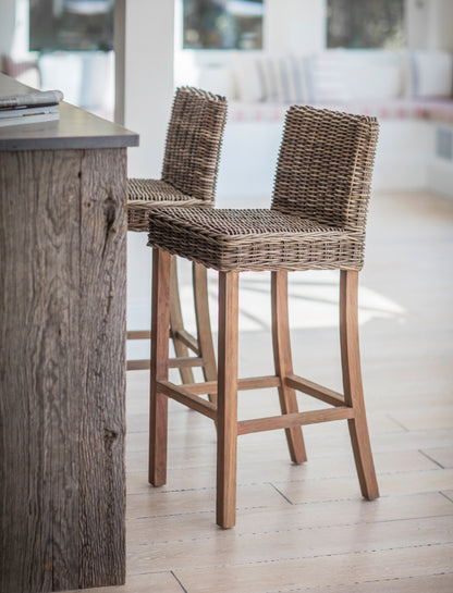 Bembridge Bar Stool Natural - Bar Tables & Stools - Garden Trading -