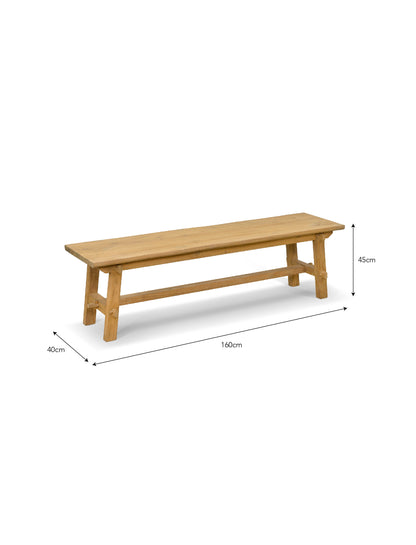 Hanborough Bench - Dining Chairs & Benches - Garden Trading -