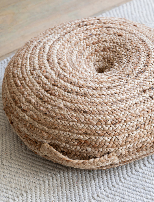 Cerney Floor Cushion Small Natural - Cushions, Throws & Seat Pads - Garden Trading -