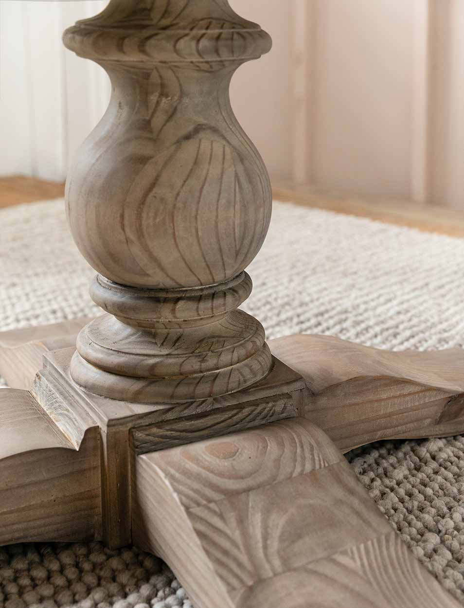 Topsham Round Dining Table Natural