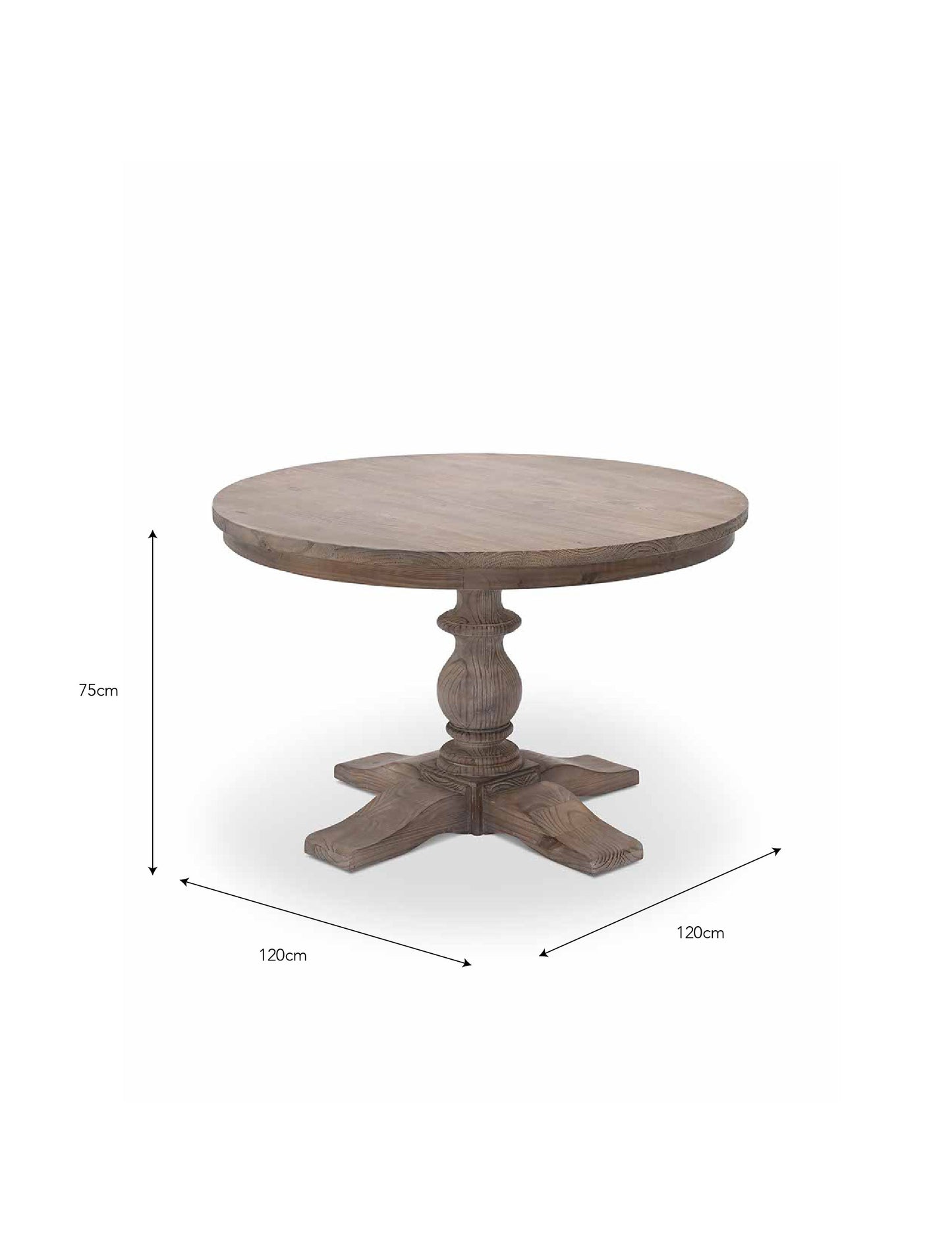 Topsham Round Dining Table Natural