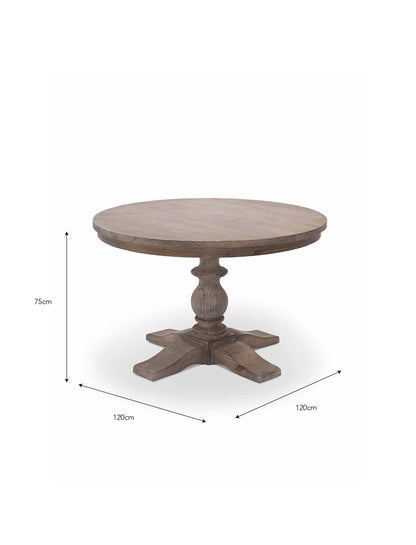 Topsham Round Dining Table Natural