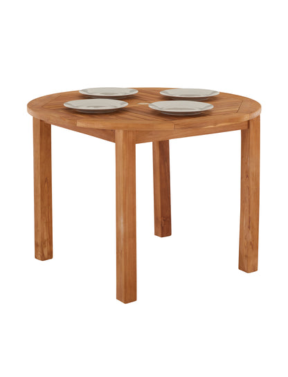 Churn Teak Round Table 90cm - Tables & Sets - Garden Trading -
