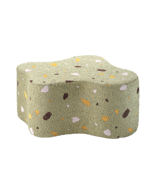 Wigiwama Terrazzo Cloud Pouffe - Green