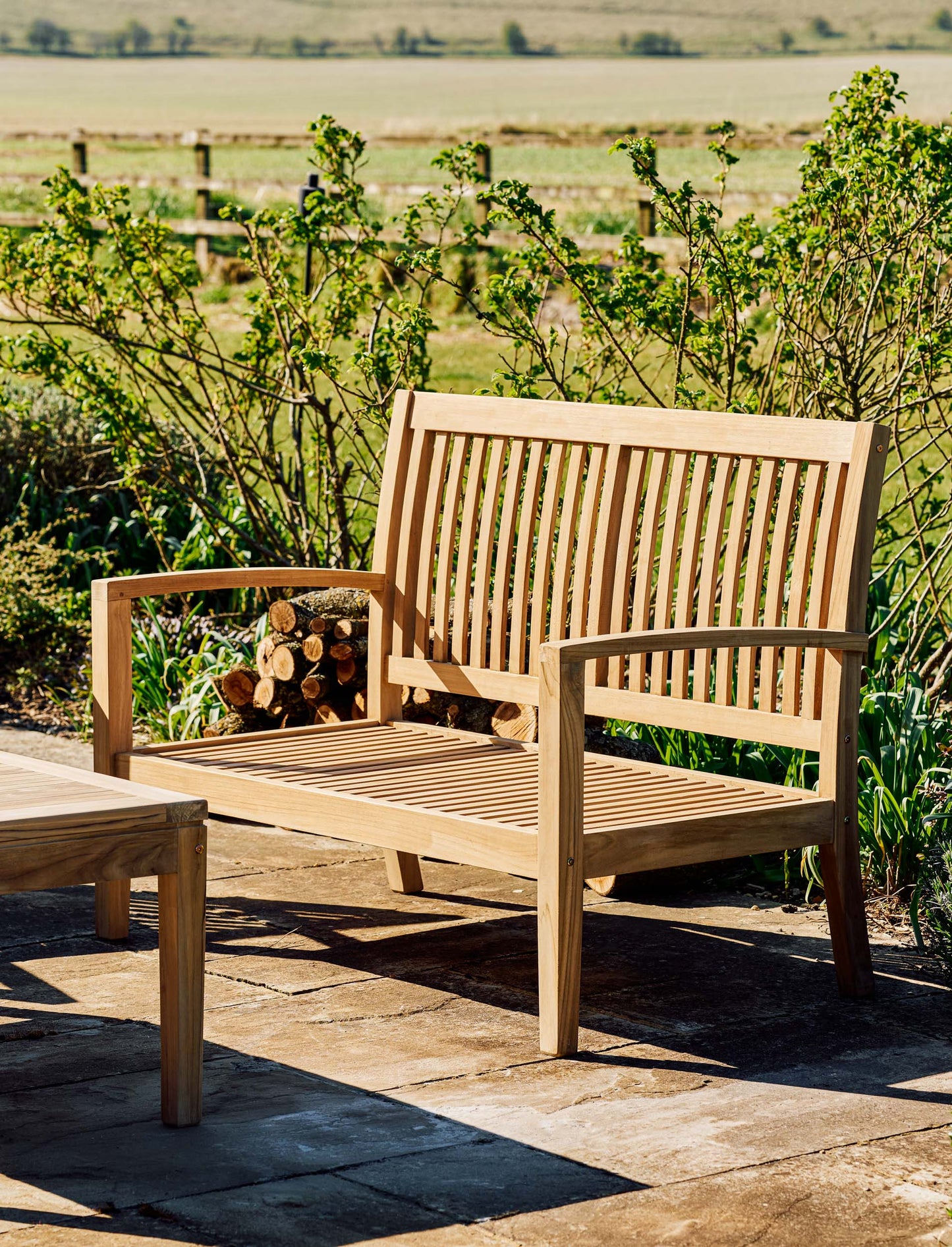 Comfort Teak 4 Seater & Coffee Table Set - Tables & Sets - Garden Trading -